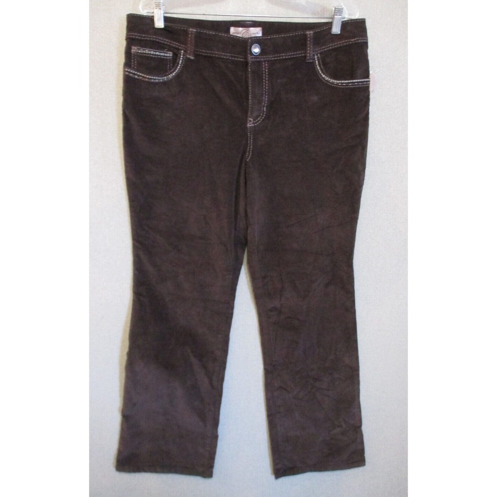 George & Martha Brown Velvet Pants Size 16P NWT